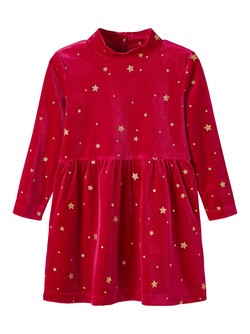 NMFRALVET LS VELOUR DRESS  - Name It