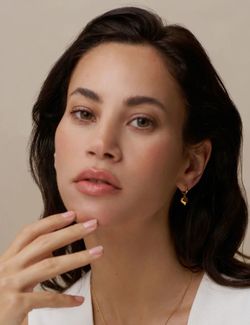 Domed Heart Charm Sølv - Orelia