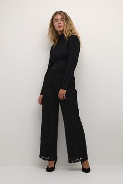 Bella Lace Pant Svart - Kaffe Clothing