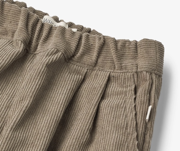 Trousers tricia cropped greybrown - Wheat