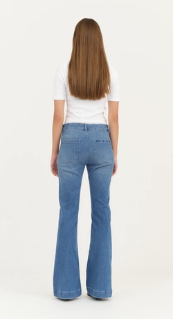 Ann Charlotte Jeans Denim Blue Jeans Wash Bright Tenerife  - Ivy