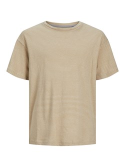 Soft Linen Blned Tee  Fields of Rye - Jack & Jones Junior