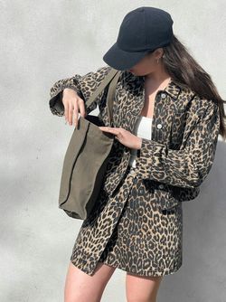 Emilia leopard jacket Leopard - Neo noir