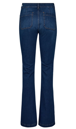 Ann Charlotte Earth Jeans, Wash Cayenne Denim blue - Ivy