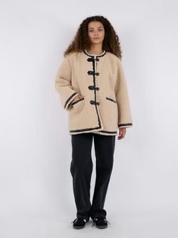 Fanny teddy jacket Caramel - Neo noir