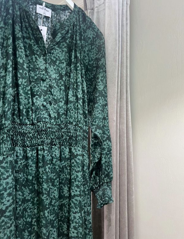 Oline button dress Green - milli&me