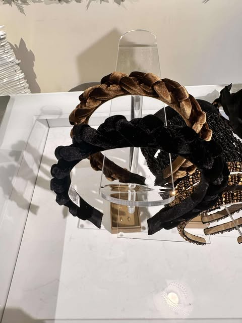 Hårbøyle flettet Svart - Intex scandia