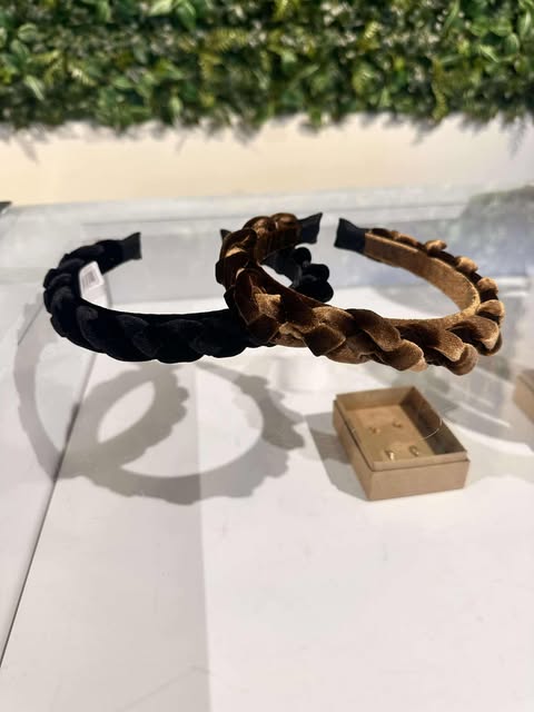 Hårbøyle flettet Svart - Intex scandia