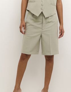 Sakura Zipper Shorts VETIVER - Kaffe Clothing