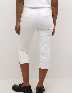 Lea Capri Pants Hvit - Kaffe Clothing