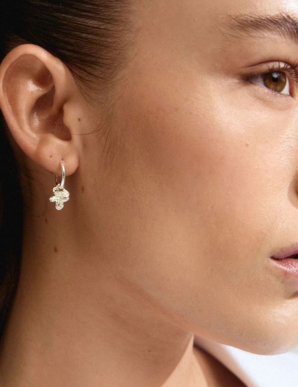 Charmaine Hoops Sølv - Pilgrim