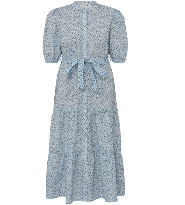 Kate long dress Light Blue/Blue - A-view