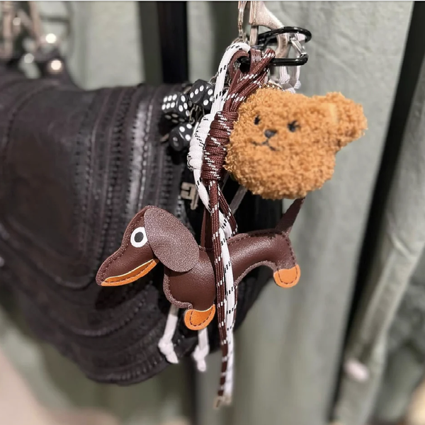 Bag charm set  brown  - Sticky Bestie