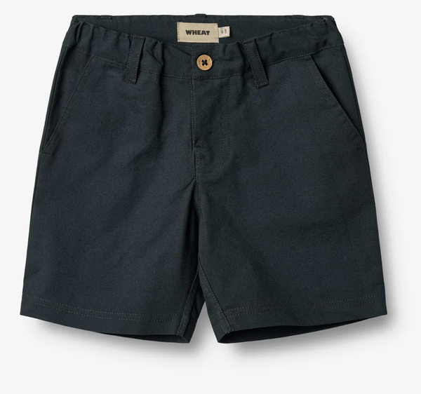 Chino shorts Mogens Navy - Wheat