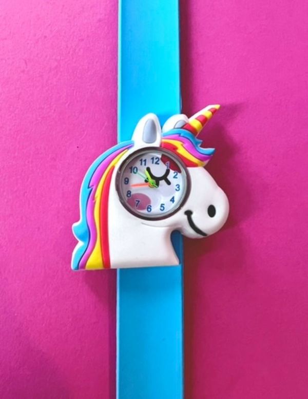 Enhjørning klokke  Lyse Blå - Jubel