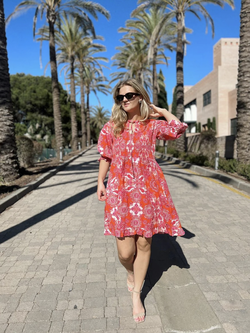 Ella Smockdress Oransje - RAH Oslo
