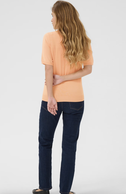 Lizza O-neck Pullover Peach - Kaffe Clothing